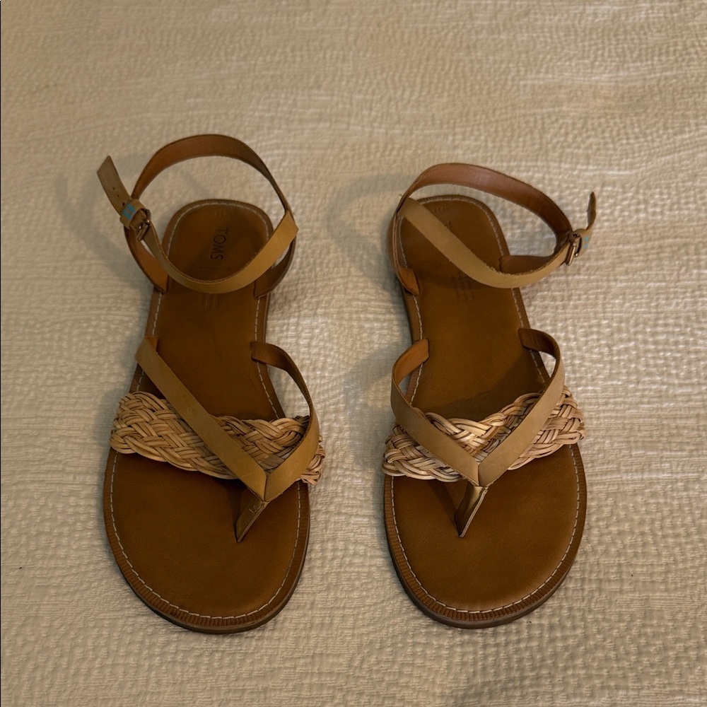 Tom’s dressy brown sandal